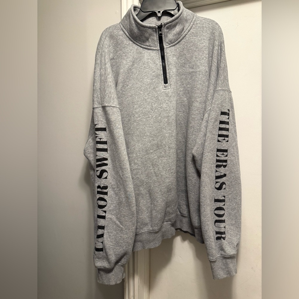 Taylor Swift The Eras Tour Zip-Up Sweater in Gray